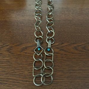 Sterling silver and turquoise necklase